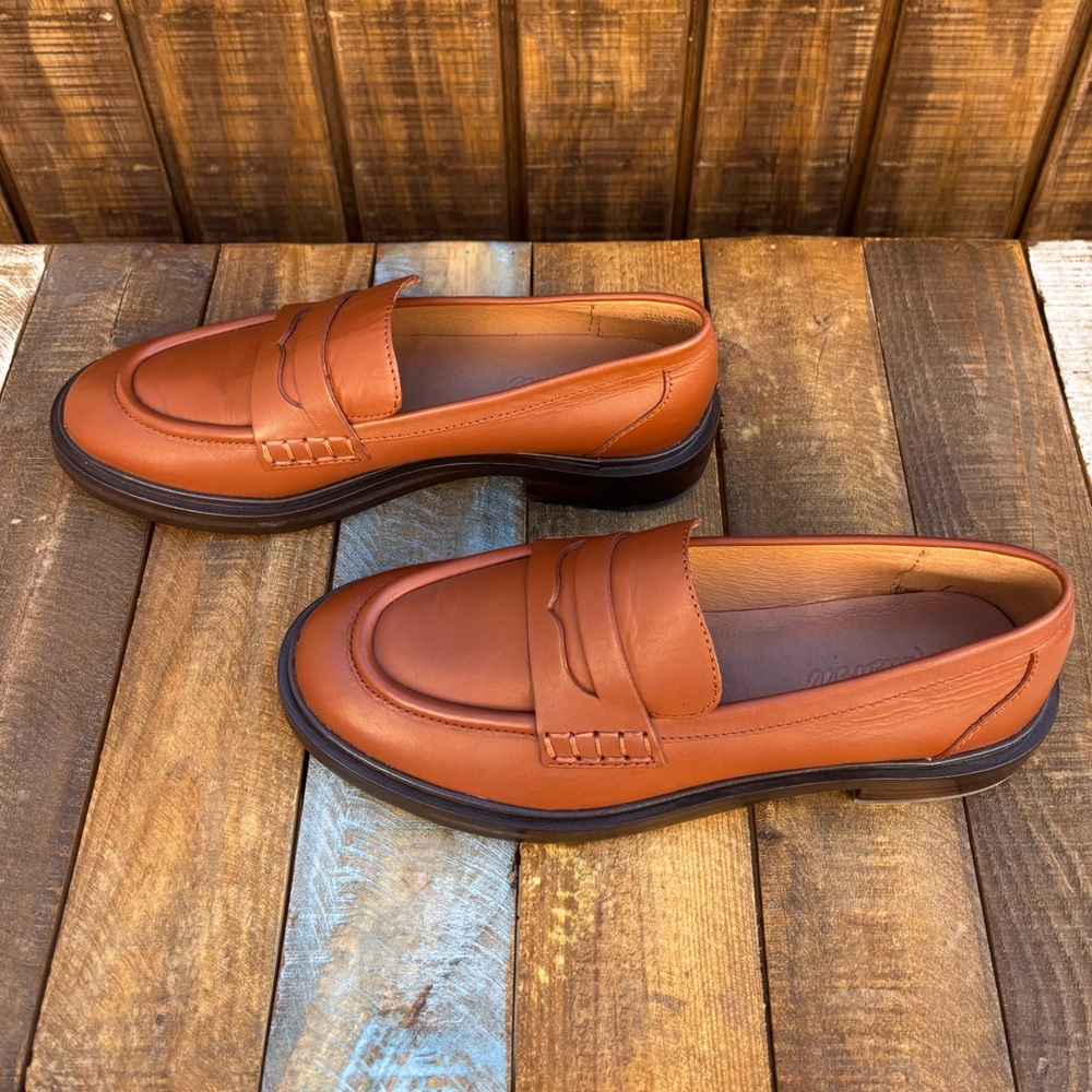 Madewell Tan Leather Loafers - Picture 5 of 15